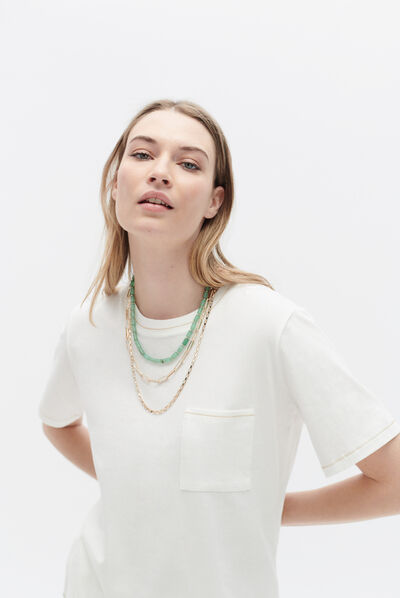 T-shirt tvega blanc femme