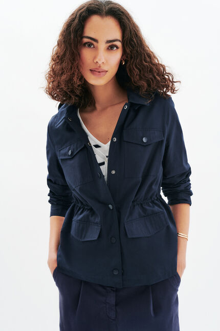 Parka Gracy bleu marine femme