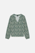 Timothee t-shirt dark green woman