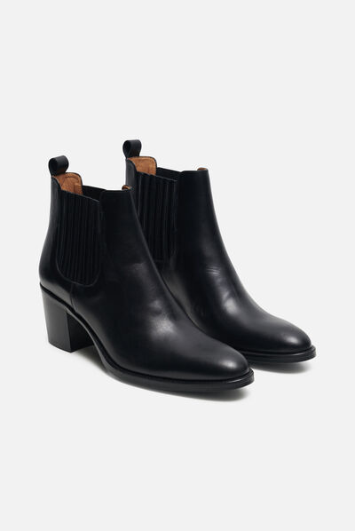 Bottines echupa noir femme
