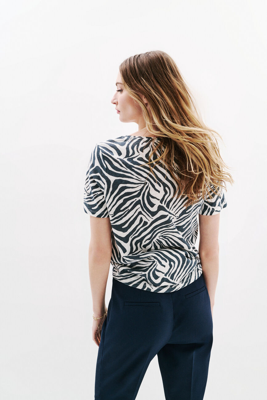 T-shirt Tmario gris foncé femme