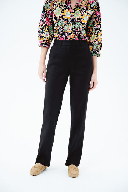 Pantalon pierrot noir femme