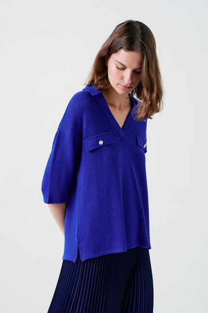 T-shirt tcamille blue woman