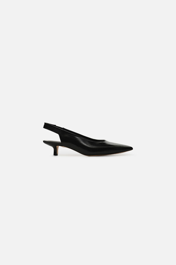 Sandalen Escarpi aus Naturleder schwarz damen
