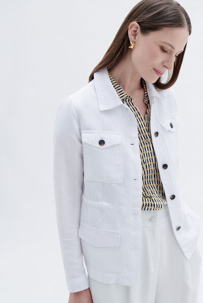 veste grace blanc femme