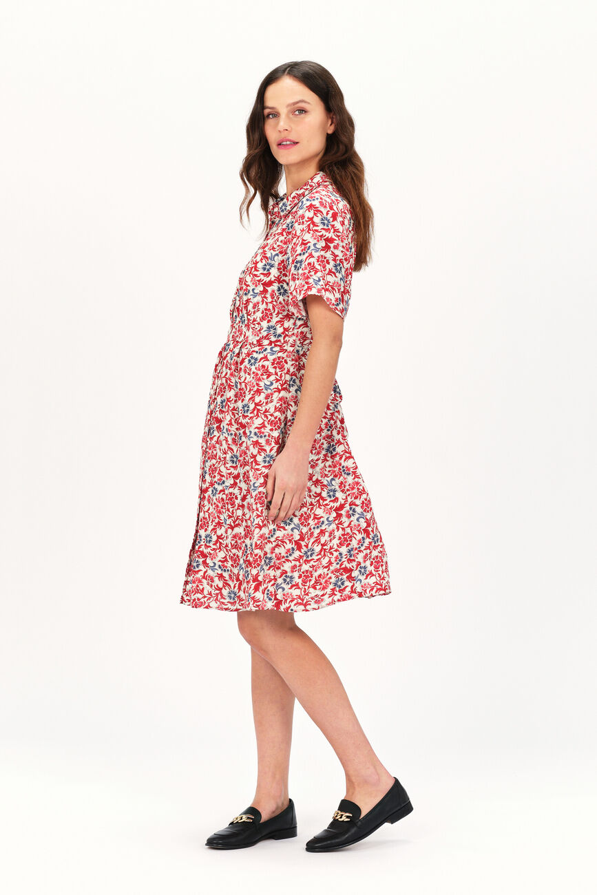 Robe romeo rouge clair femme