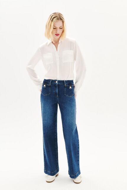 Pantalon Pietrodenim denim stone femme
