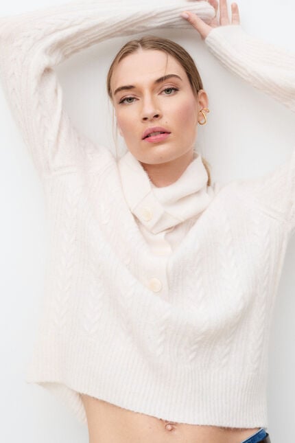 Pull Mdarcy ecru femme
