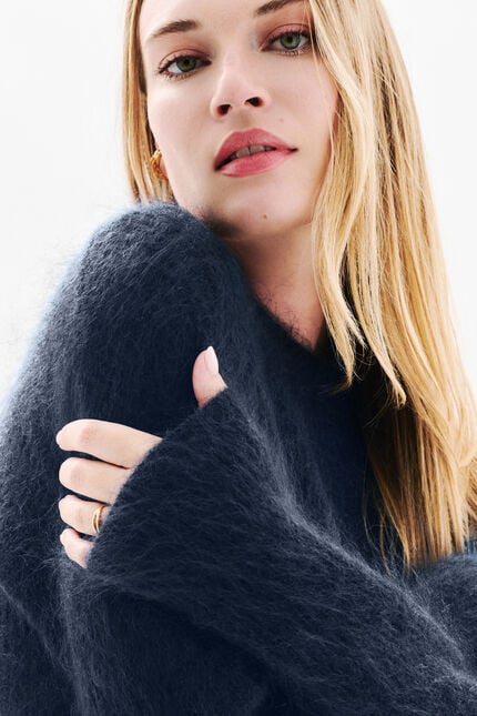 Pull Maggie bleu marine femme