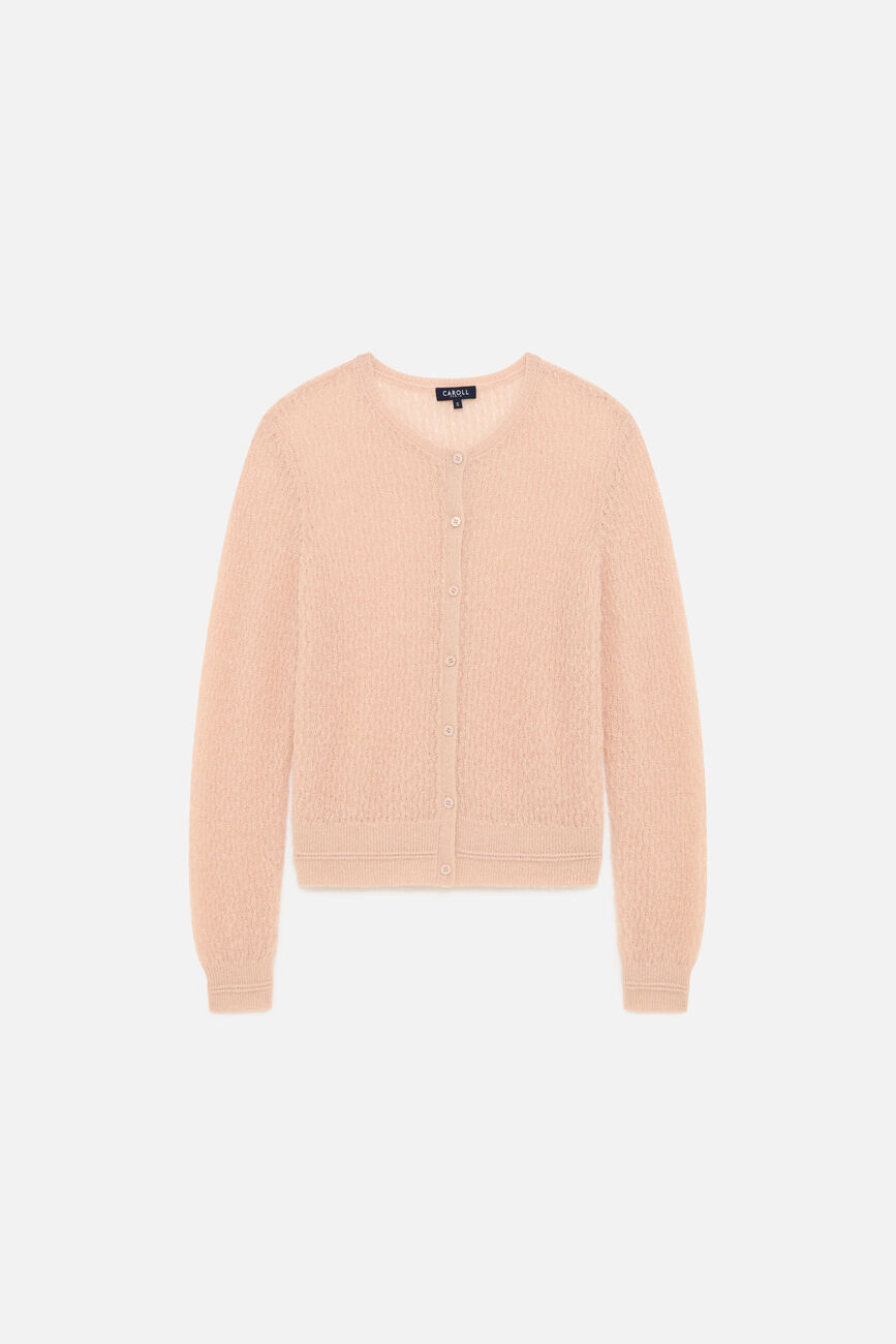 Gilet Mjade rose saumon femme