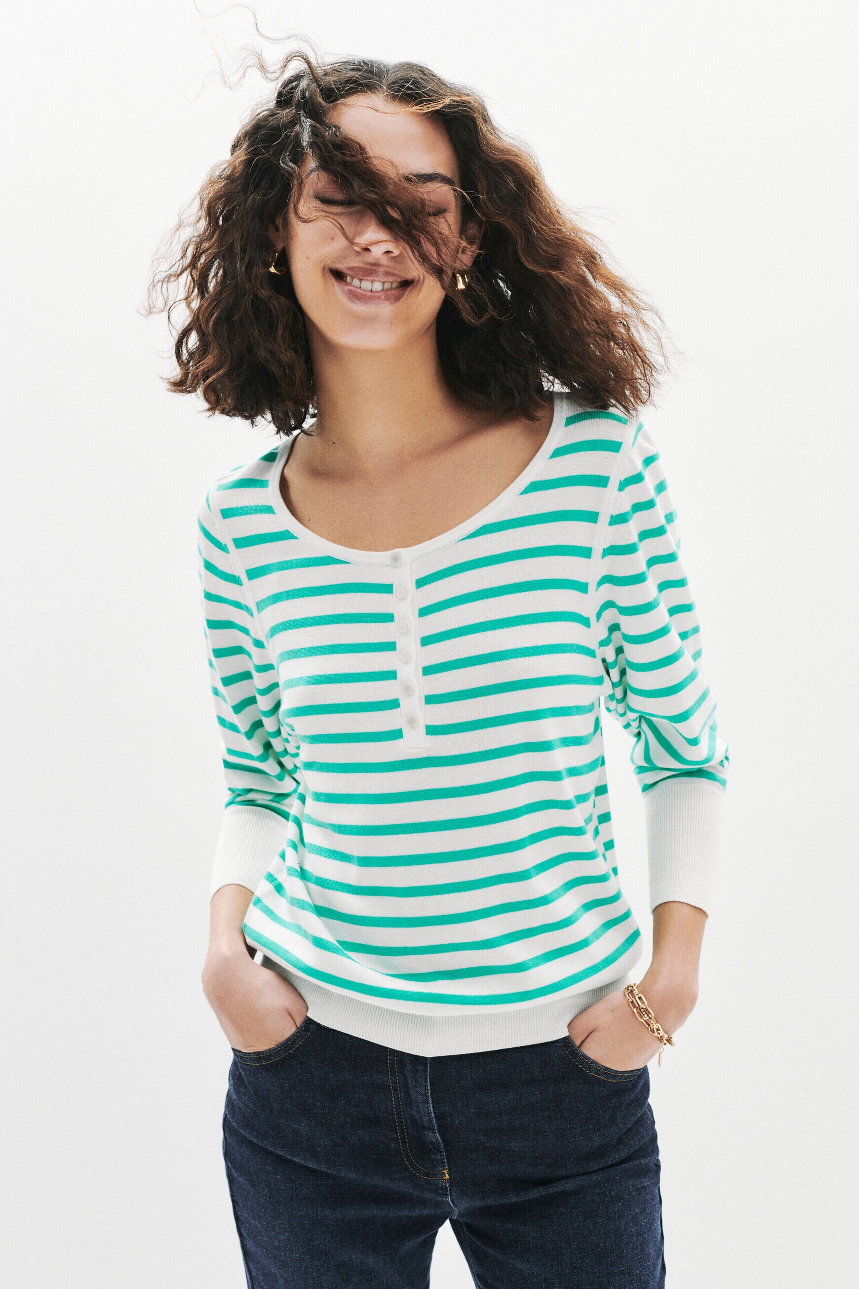 Pull Mglorie vert menthe femme