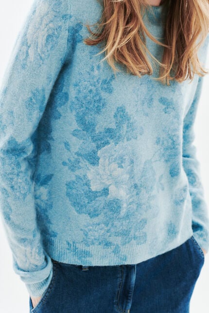 Pullover Mfabiola petrolblau damen
