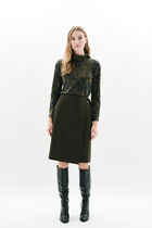 Jack skirt khaki green woman