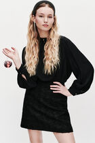 Janette3 skirt black woman