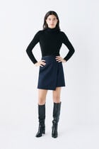 jphare skirt navy blue woman