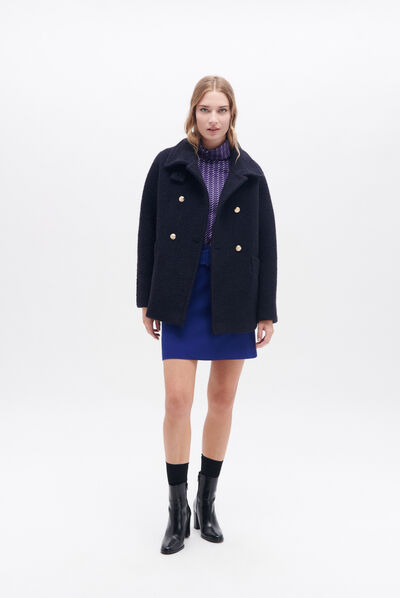 Jas Gaby marineblauw vrouw