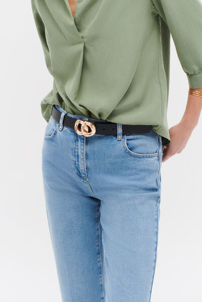 jean come denim baby bleu femme
