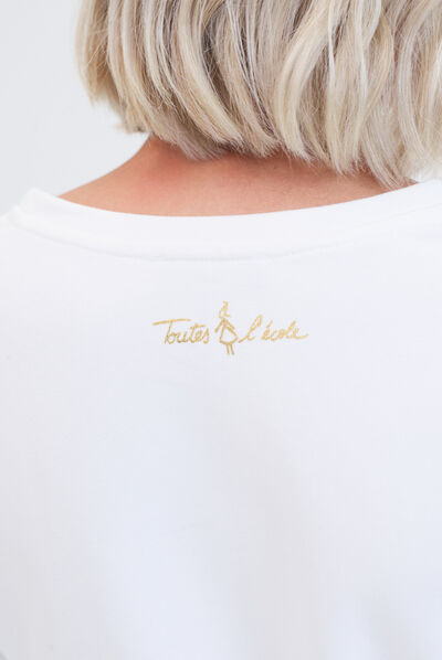 Sweat Jasmin ivoire femme