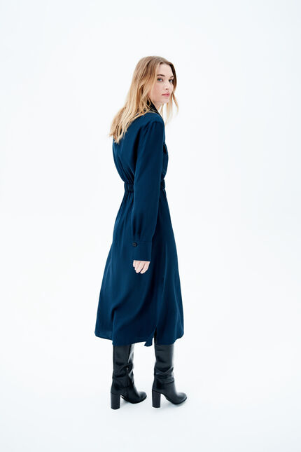 Raya dress petrol blue woman