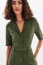 Rtifanny2 dress khaki green woman