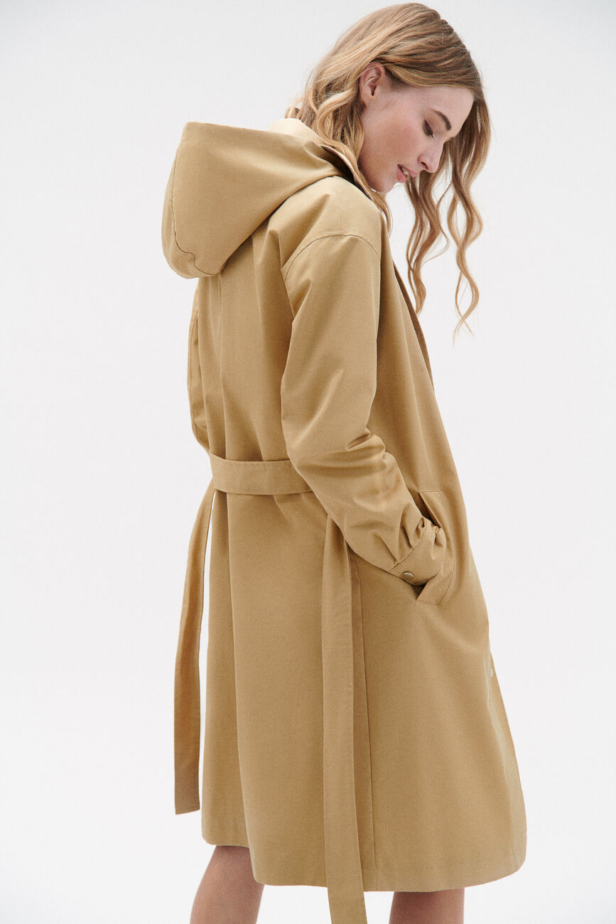 Parka Caleta beige damen