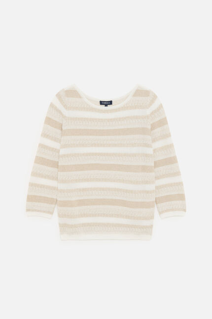 Maglione Mchristina ecru donna
