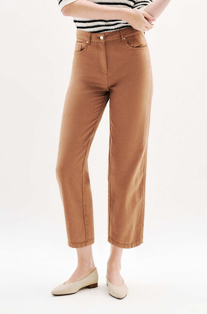 Pantalón Perrin marrón claro mujer