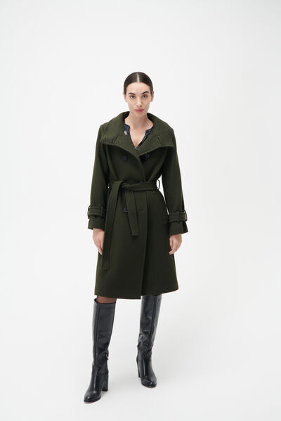 Manteau goeland vert clair femme