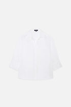 100% linen coraline shirt white woman