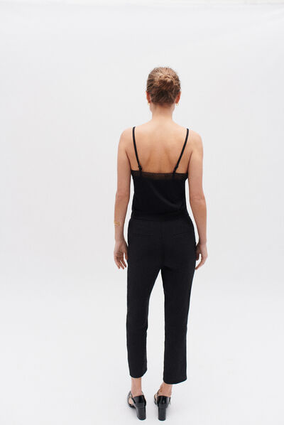 pantalon allan noir femme