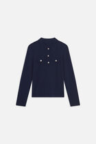 Mario sweater navy blue woman