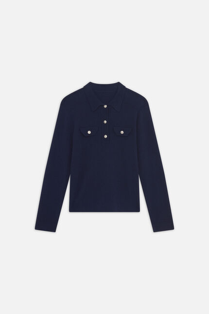 Maglione Mario blu navy donna