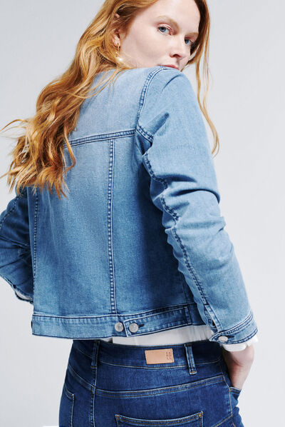 veste holiday denim stone femme