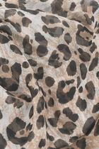 Leon 100% silk scarf camel woman