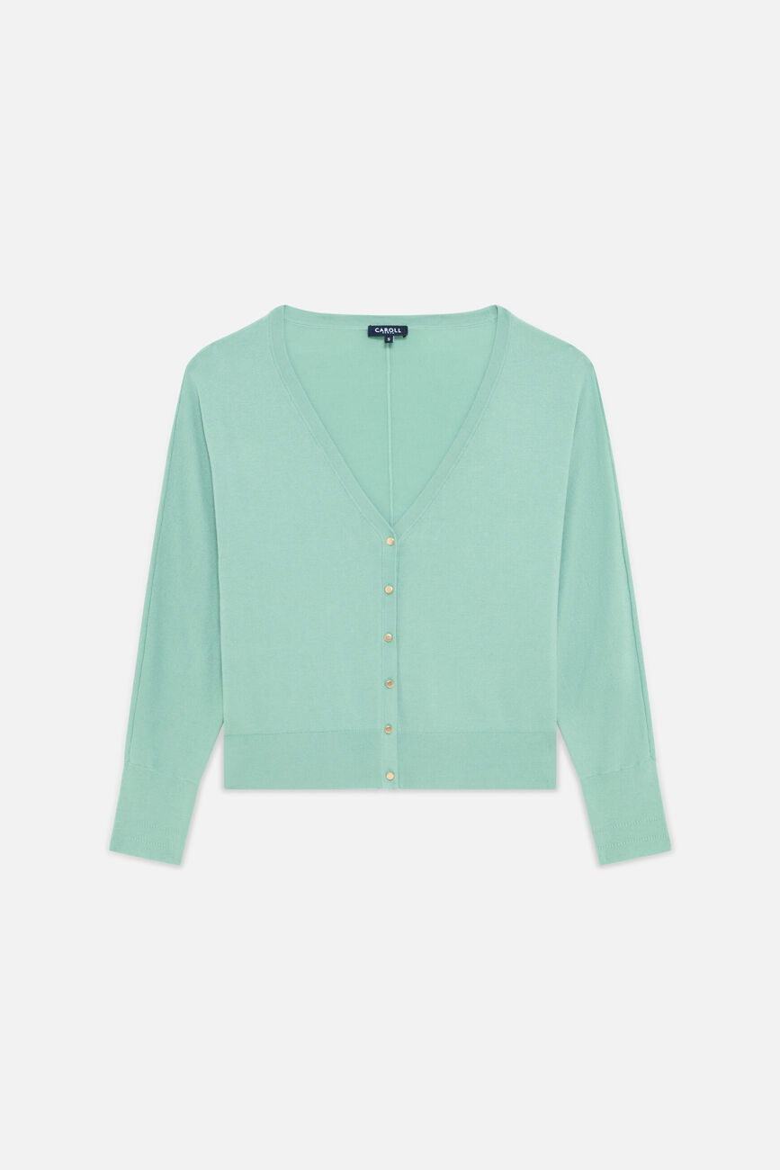 Cardigan mlexia verde pastello donna