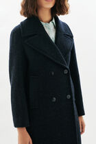 Gabanone2 coat 100% wool navy blue woman