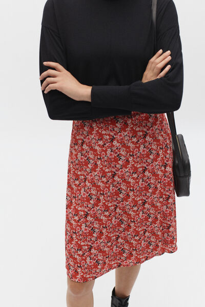 jupe naty rouge femme