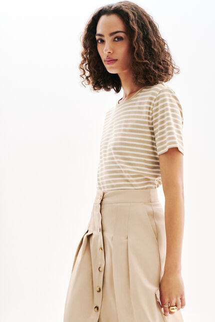T-shirt Thea1 maulwurfsgrau damen
