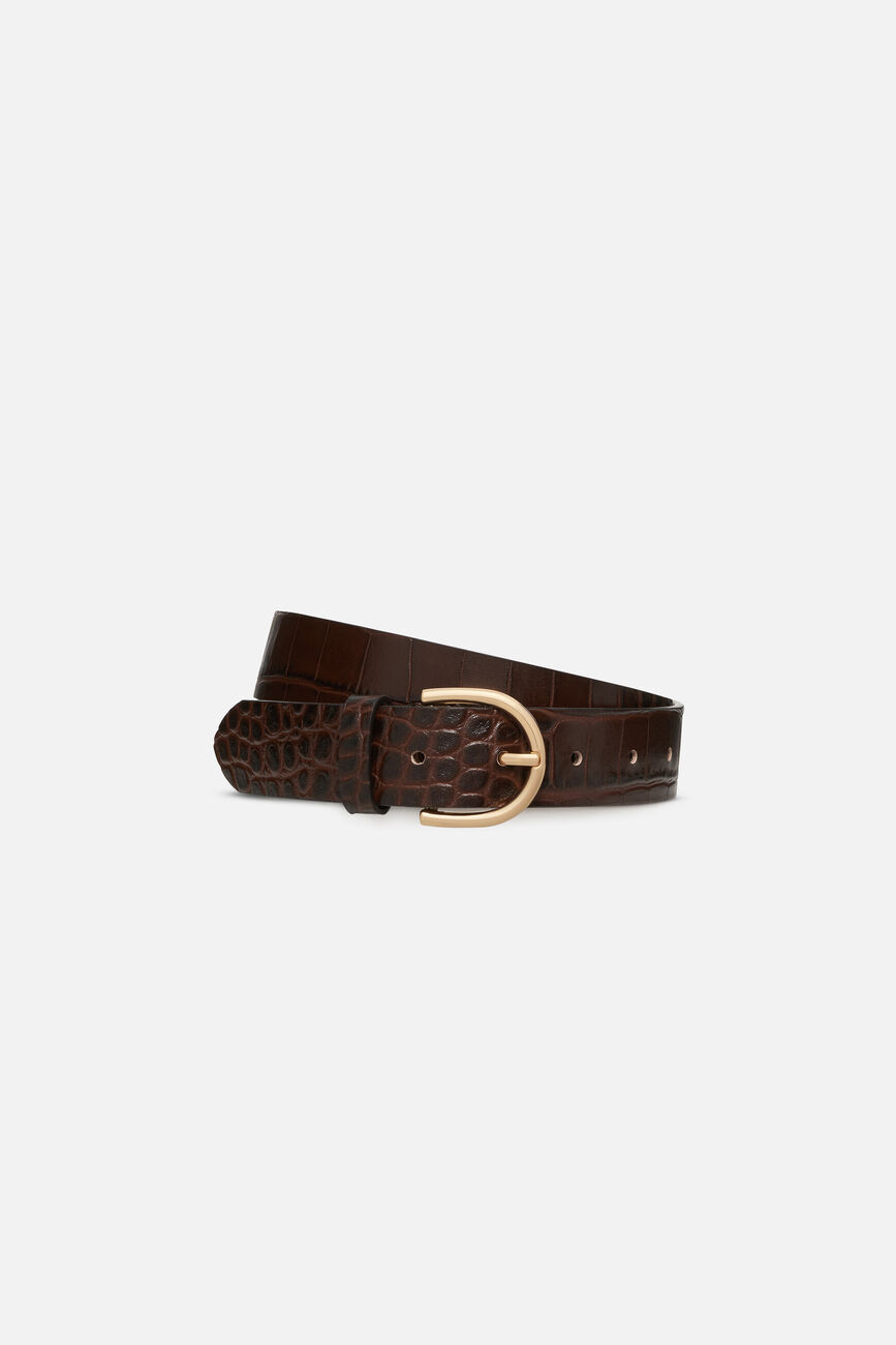 Cintura alix marron foncé donna