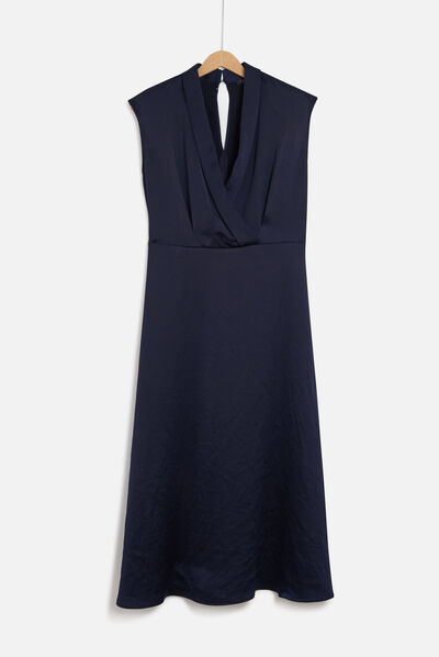 robe georgia bleu marine femme