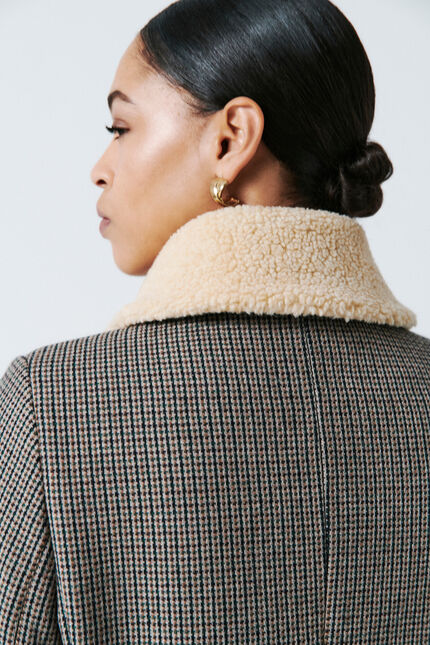 Manteau maviateur vert kaki femme