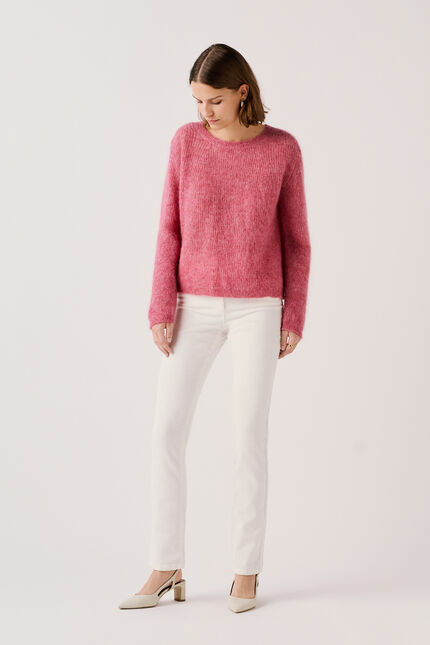 Pull Mjoe rouge fonce femme