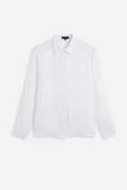 Brenda 100% linen shirt white woman