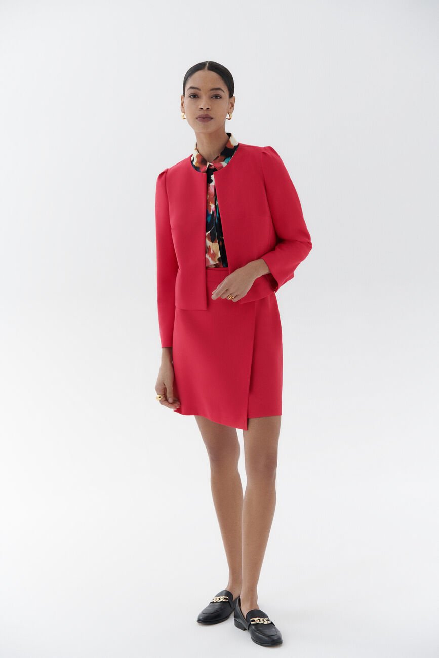 Jupe juliana rose fushia femme