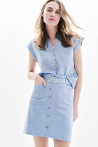 Jemila skirt sky blue woman