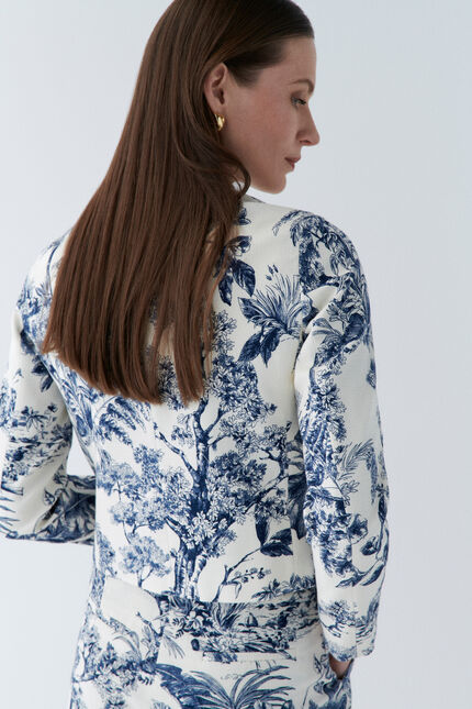 Veste vienna bleu marine femme