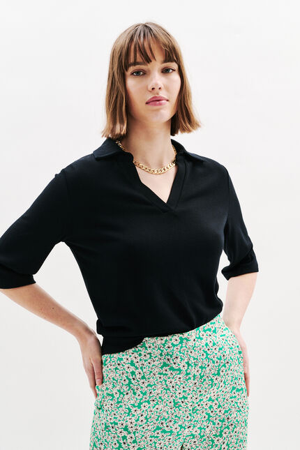 Tee shirt elisa schwarz damen