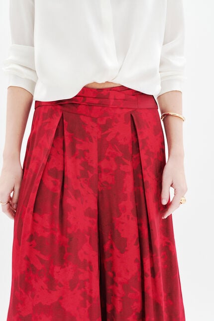 Pantalon Patrice2 rose framboise femme