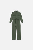 Jumpsuit carmin khaki green woman