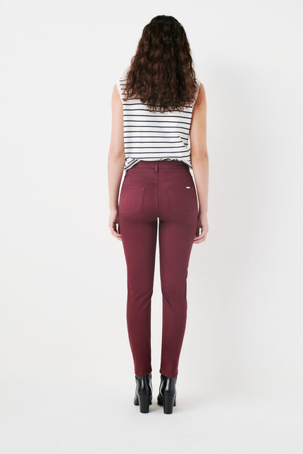 pantalon tony bordeaux femme